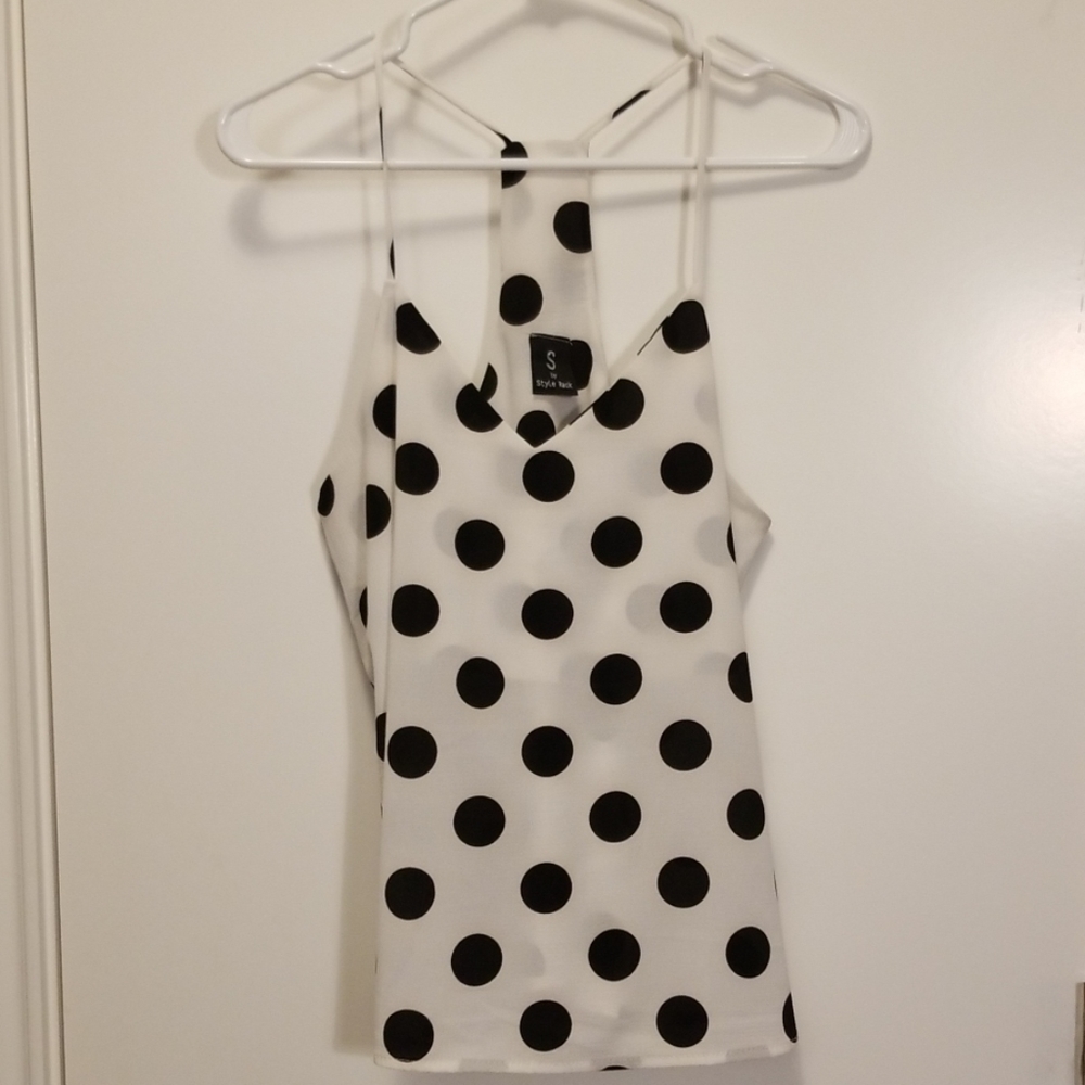 Polka dot tank